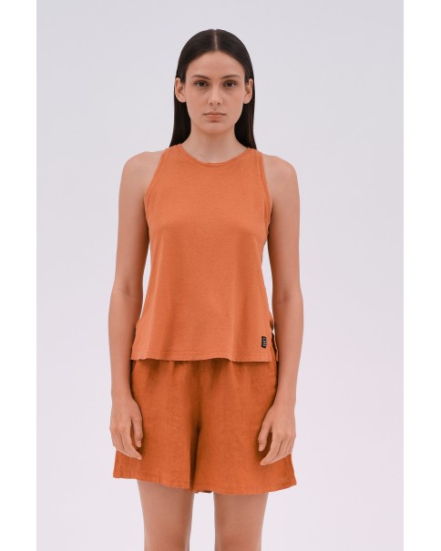 Dirty Laundry - Tank Top With Side Slits