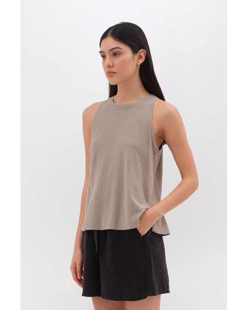 Dirty Laundry - Tank Top With Side Slits
