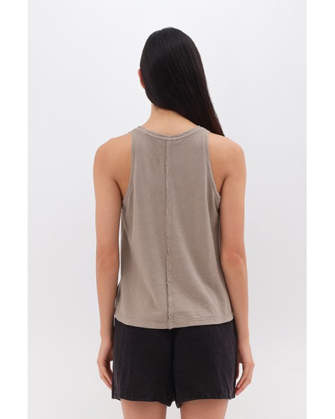Dirty Laundry - Tank Top With Side Slits