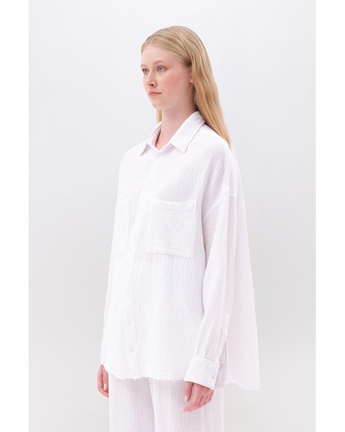 Dirty Laundry - Relaxed Shirt With Raw Edges