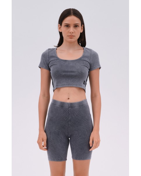 Dirty Laundry - Rib Cycling Shorts