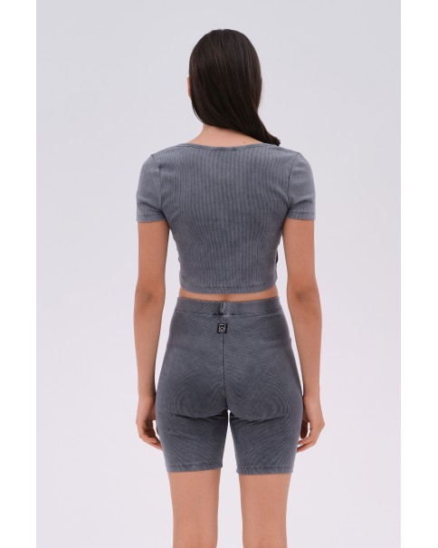 Dirty Laundry - Rib Cycling Shorts