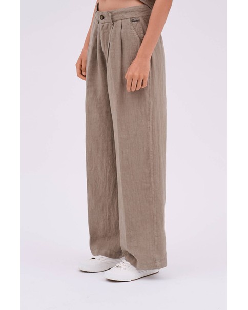 Dirty Laundry - Wide Leg Pleated Pants