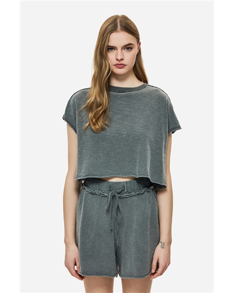 Dirty Laundry - Relaxed Raw Cut T-shirt