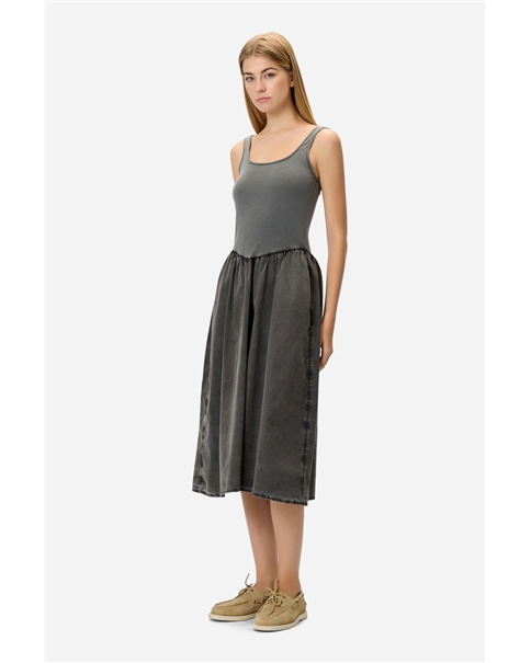 Dirty Laundry - 2 Fabric Dress Dirty Laundry - 2 Fabric Dress