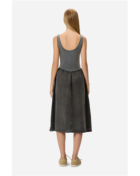 Dirty Laundry - 2 Fabric Dress Dirty Laundry - 2 Fabric Dress