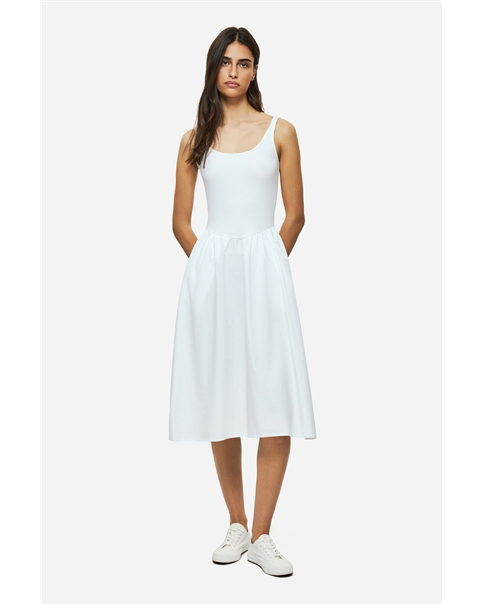 Dirty Laundry - 2 Fabric Dress Dirty Laundry - 2 Fabric Dress