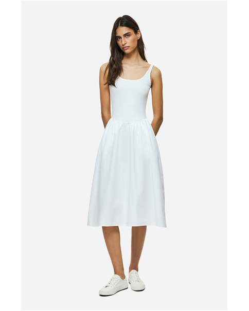 Dirty Laundry - 2 Fabric Dress Dirty Laundry - 2 Fabric Dress