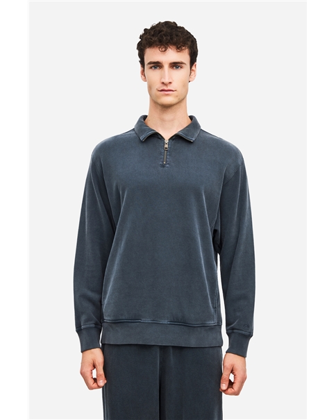 Dirty Laundry - Dropped Shoulder Half-zip Crewneck Dirty Laundry - Dropped Shoulder Half-zip Crewneck