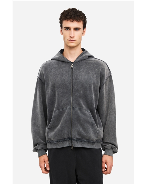 Dirty Laundry - Oversized Fullzip With Raw Edges Dirty Laundry - Oversized Fullzip With Raw Edges