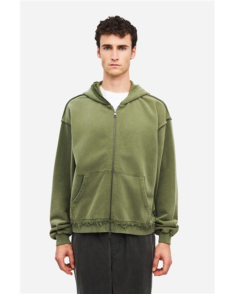 Dirty Laundry - Oversized Fullzip With Raw Edges Dirty Laundry - Oversized Fullzip With Raw Edges