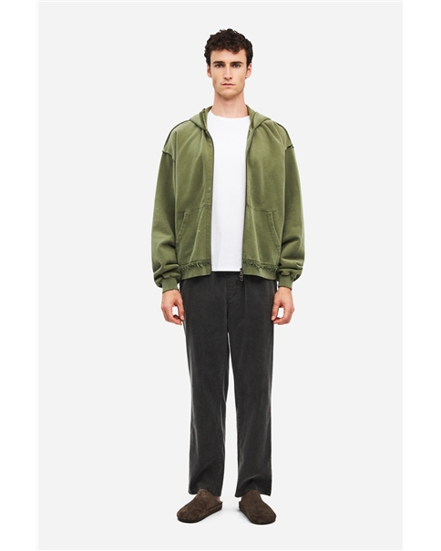 Dirty Laundry - Oversized Fullzip With Raw Edges Dirty Laundry - Oversized Fullzip With Raw Edges