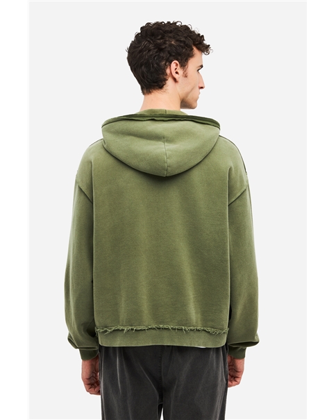 Dirty Laundry - Oversized Fullzip With Raw Edges Dirty Laundry - Oversized Fullzip With Raw Edges