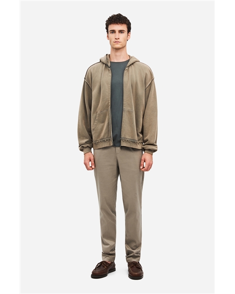 Dirty Laundry - Oversized Fullzip With Raw Edges Dirty Laundry - Oversized Fullzip With Raw Edges