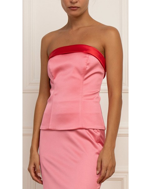 Stefania Vaidani - Rosalinda Silk Corset Top