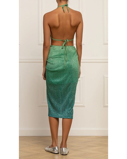 Stefania Vaidani - Huaraz Lurex Knit Skirt