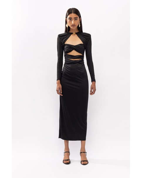 Python Midi Dress