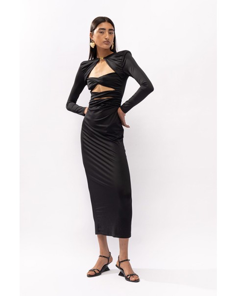 Python Midi Dress