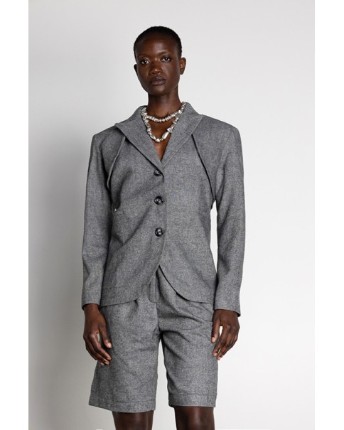 Mallory The Label - Everly Grey Blazer Mallory The Label - Everly Grey Blazer