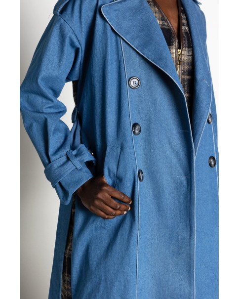 Mallory The Label - Mojo Denim Trench Coat