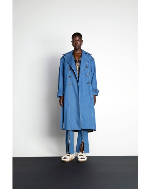 Mallory The Label - Mojo Denim Trench Coat