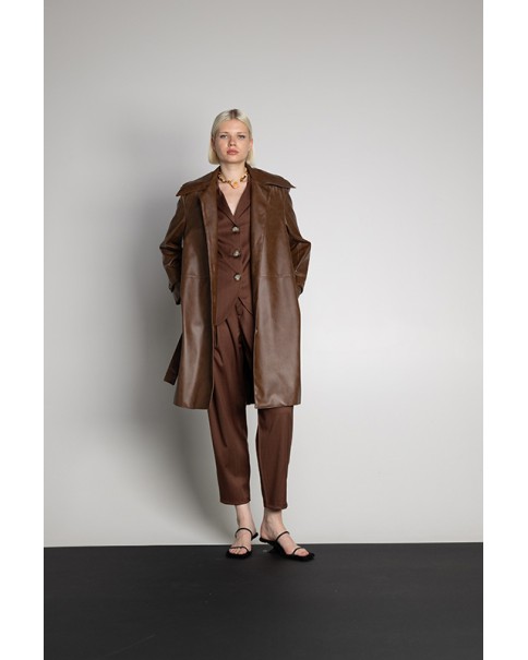 Mallory The Label - Karma Brown Trenchcoat