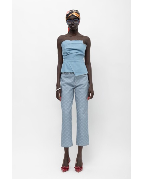 Mallory The Label - Maya Denim Top