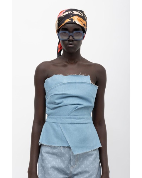 Mallory The Label - Maya Denim Top