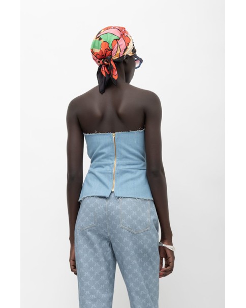 Mallory The Label - Maya Denim Top