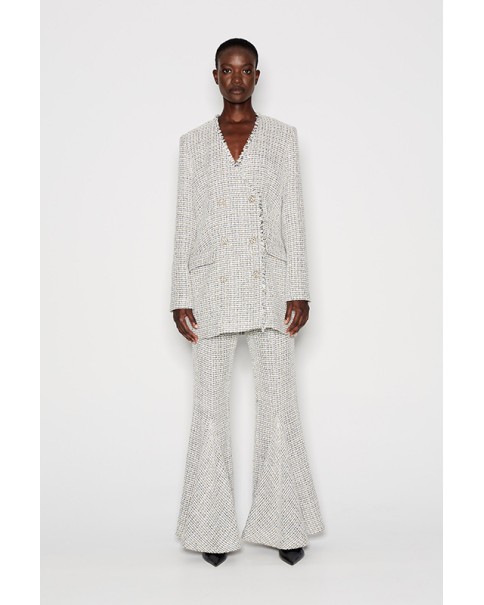 Nadia Rapti - Retro Studio Blazer White
