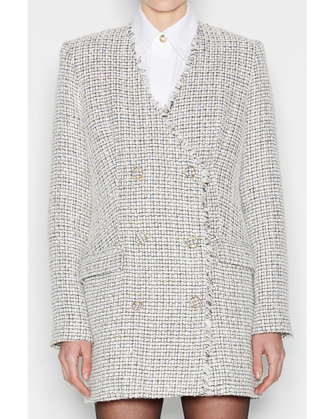 Nadia Rapti - Retro Studio Blazer White