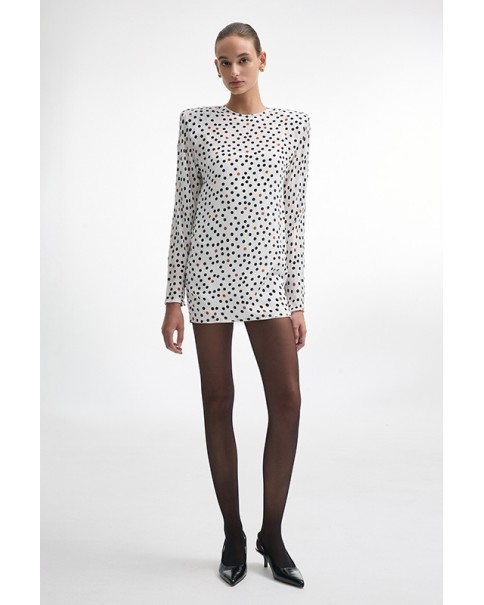 Nadia Rapti - Dot Com Mini Dress Polka Dots