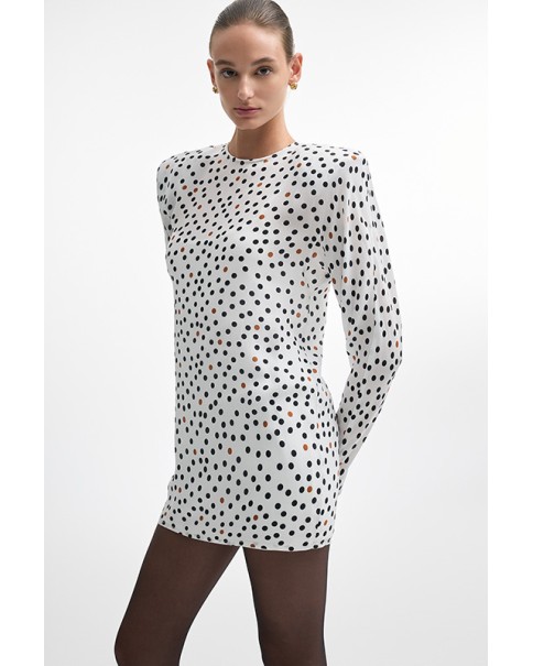 Nadia Rapti - Dot Com Mini Dress Polka Dots