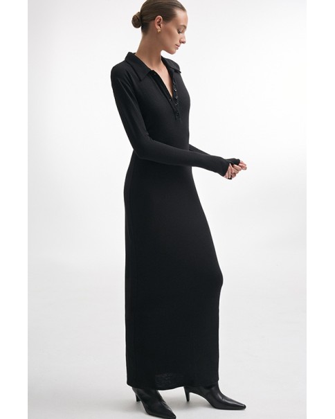 Nadia Rapti - Whitney Long Sleeve Maxi Dress