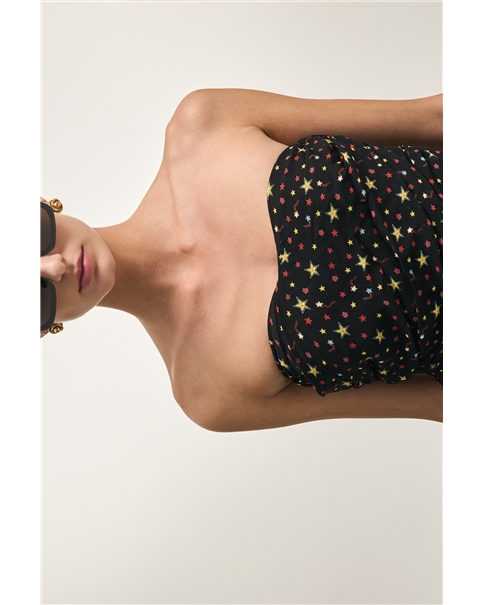 Nadia Rapti - Skyline Strapless Top