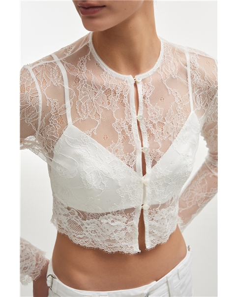 Nadia Rapti - Veil Cardigan Top Nadia Rapti - Veil Cardigan Top