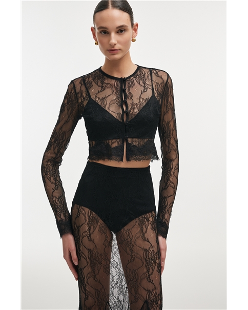 Nadia Rapti - Veil Cardigan Top Nadia Rapti - Veil Cardigan Top