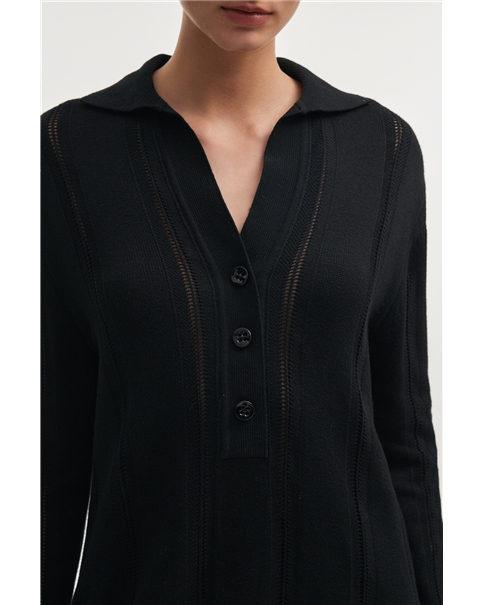 Nadia Rapti - Lauren Knitted Long Blouse Nadia Rapti - Lauren Knitted Long Blouse