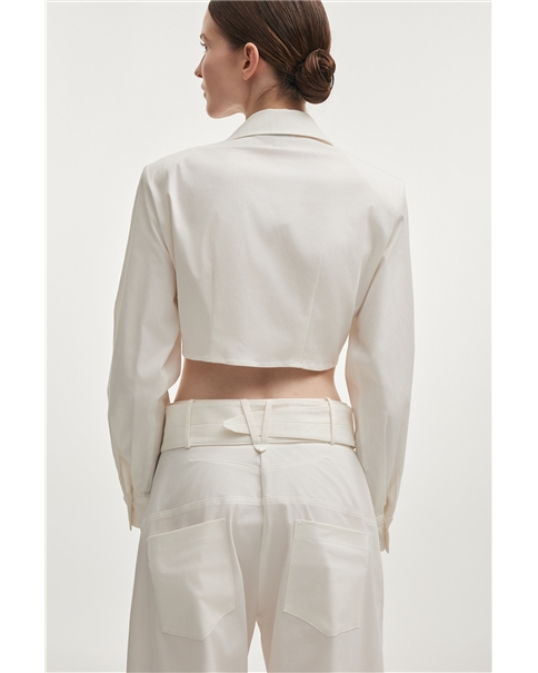 Nadia Rapti - Pure Crop Shirt