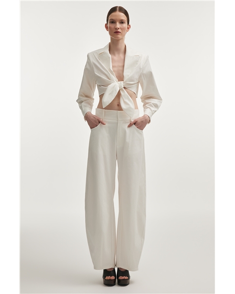 Nadia Rapti - Pure Barrel Trousers