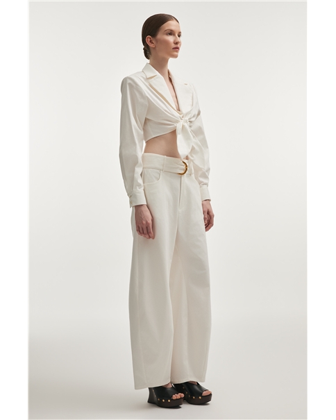Nadia Rapti - Pure Barrel Trousers