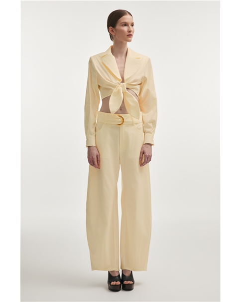 Nadia Rapti - Pure Barrel Trousers