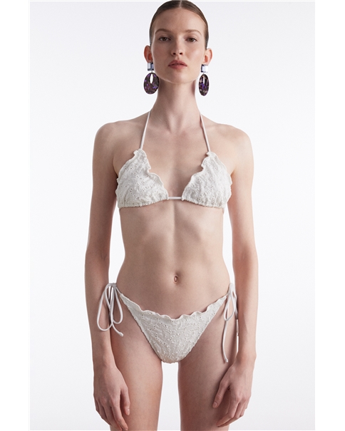 Nadia Rapti - Black Pearl Triangle Bikini