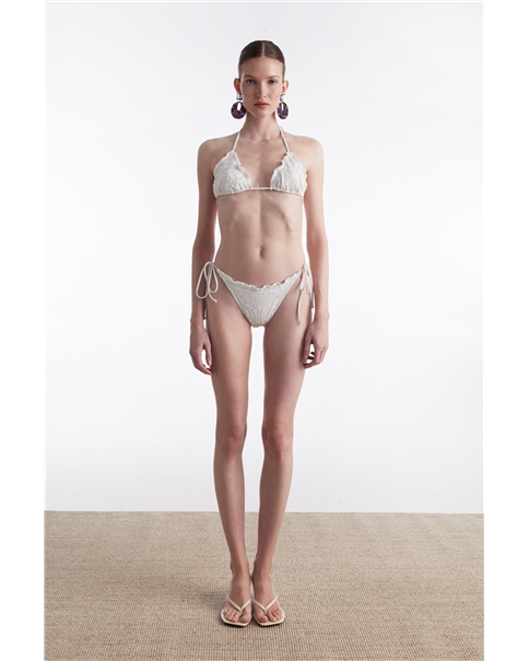 Nadia Rapti - Black Pearl Triangle Bikini