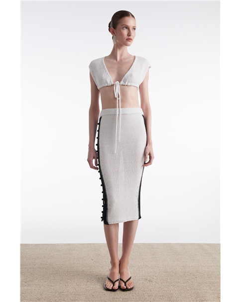 Nadia Rapti - Voyage Knitted Midi Skirt Nadia Rapti - Voyage Knitted Midi Skirt