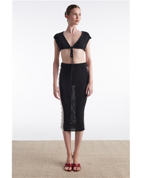 Nadia Rapti - Voyage Knitted Midi Skirt Nadia Rapti - Voyage Knitted Midi Skirt