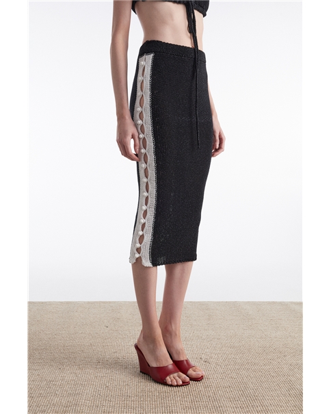 Nadia Rapti - Voyage Knitted Midi Skirt Nadia Rapti - Voyage Knitted Midi Skirt