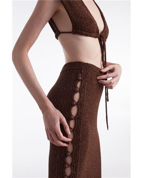 Nadia Rapti - Voyage Knitted Midi Skirt Nadia Rapti - Voyage Knitted Midi Skirt