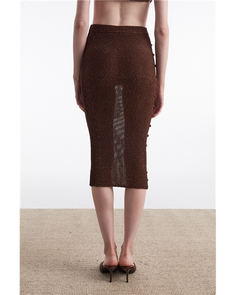 Nadia Rapti - Voyage Knitted Midi Skirt Nadia Rapti - Voyage Knitted Midi Skirt