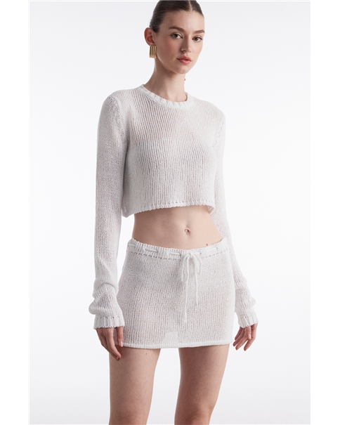 Nadia Rapti - Voyage Knitted Mini Skirt